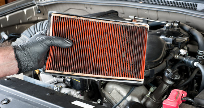 Volkswagen Dirty Air Filter Check