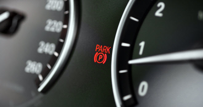 Land Rover Parking Brake Warning